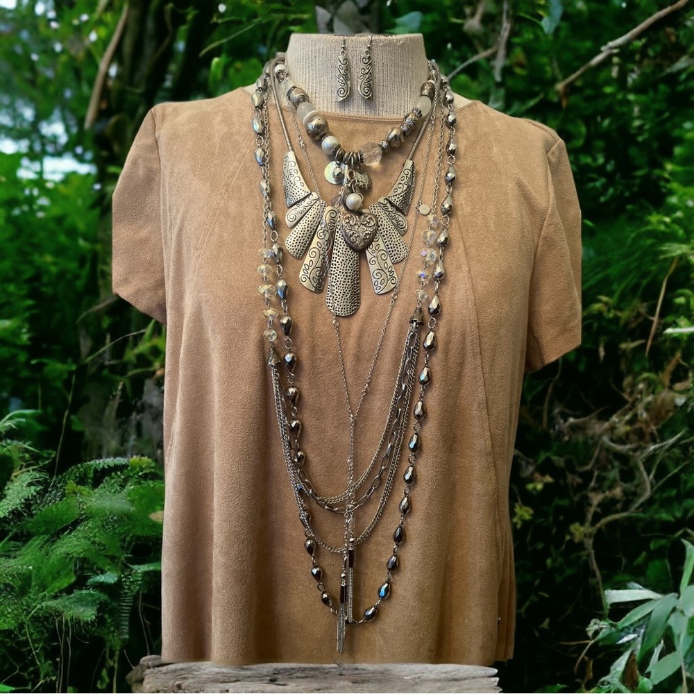 Park Lane Chico’s Set of 5 Necklaces Iris Apfel Style